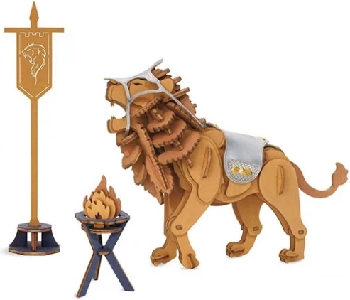 3D Wooden Puzzle Warrior Lion