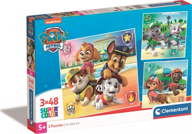 Pusle CLEMENTONI Käpapatrull 3×48 tükki