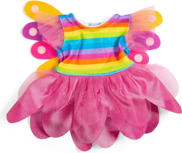 Bigjigs Toys Rainbow Fairy Dress with Wings for a 34 cm Doll