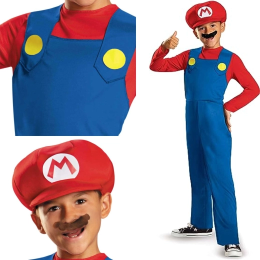 Children's Super Mario Costume, 7–8 Years