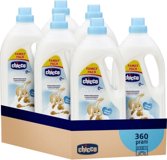 Chicco pesuloputusvahend Baby Sensitive Magus puuder, kontsentraat 1,5 l (60 pesukorda), 6× pakend
