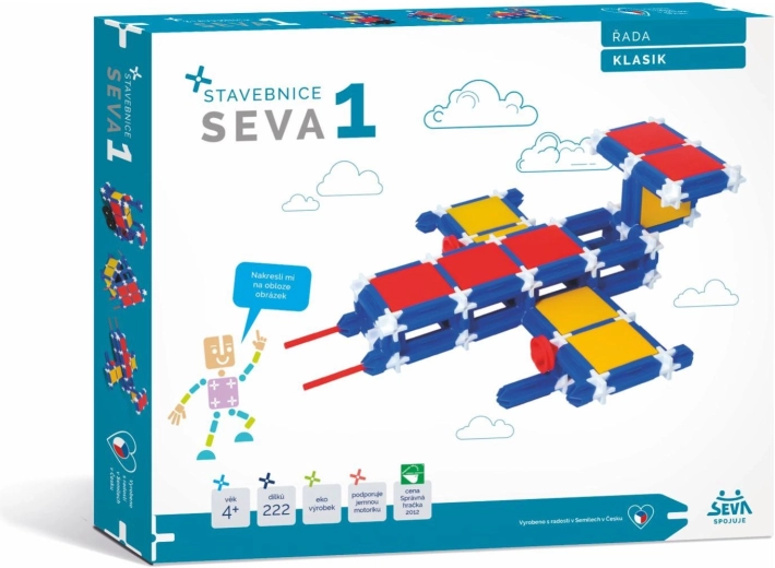 Ehituskomplekt SEVA Klasik 1 – 222 detaili
