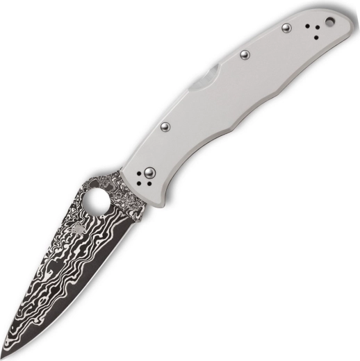 Spyderco Endura 4 titaanist taskunuga Damaskuse teraga 9,7 cm