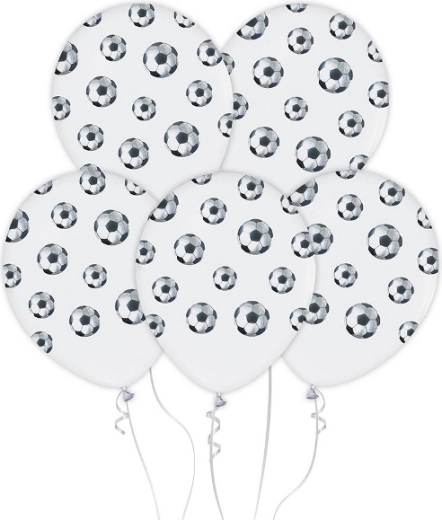Jalgpalliballoonid 30 cm, 5 tk