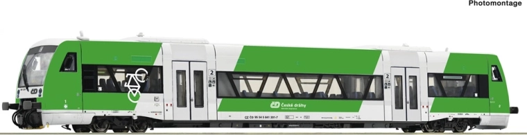 Roco diesel railcar Stadler 841 201-7 ČD (H0)