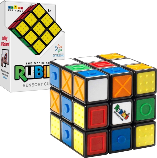 Rubiku kuubik 3x3 Rubik’s Sensory Cube – taktiilne versioon
