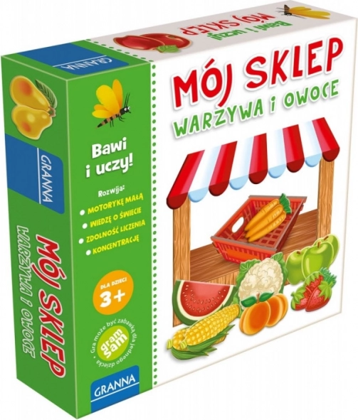 Minu pood: puu- ja köögiviljad – hariv mäng GRANNY