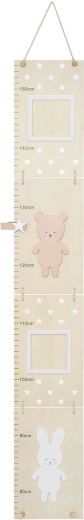 Jabadabado children's wall growth chart Teddy & Bunny