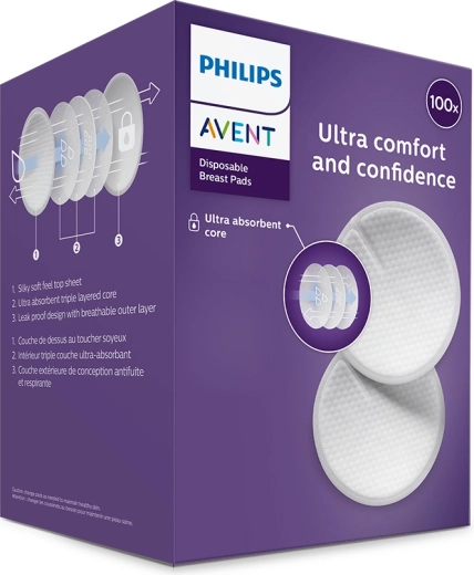 Philips Avent disposable breast pads 100 pcs