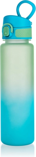 Sports Water Bottle 750 ml blue‑green