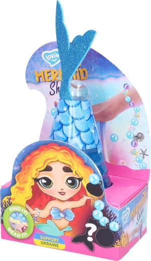 Shaping slime mermaid blue glitter 250 ml