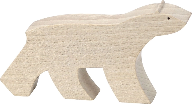 Vilaci puidust jääkarufiguur