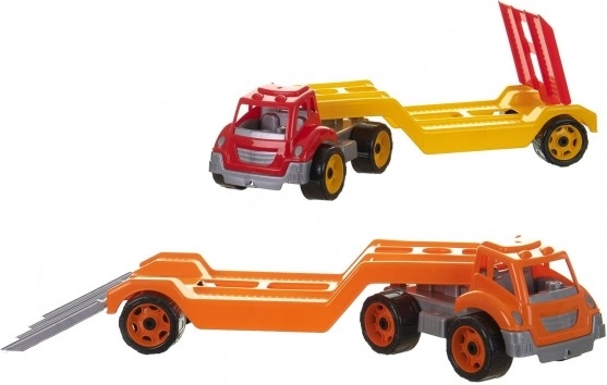 Technok Maksik puksiirauto – plastist autoveo treiler lastele