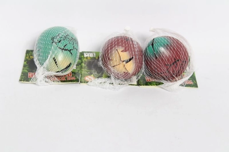 Anti-stress squeeze egg with dinosaur - 1 piece