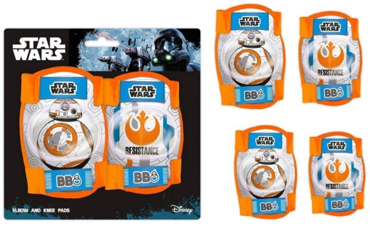 Star Wars põlve- ja küünarnukikaitsmed (4 tk) Seven