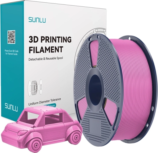 Sunlu PETG filament pinnatöötlusega, roosa