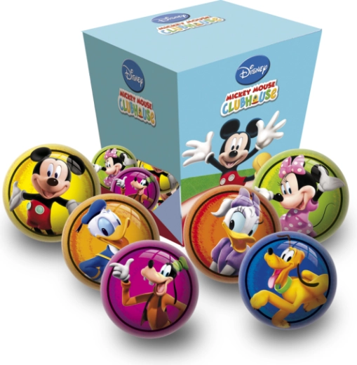 Mini DISNEY kummipall 6 cm