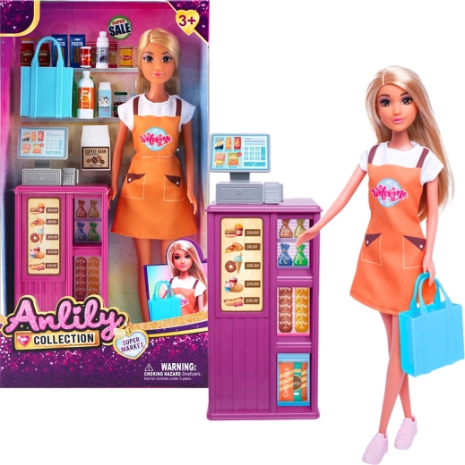 Doll with Ice Cream Stand