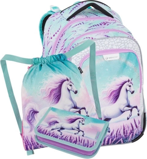 Bagmaster väike koolikomplekt LUMI 26 B Hobune