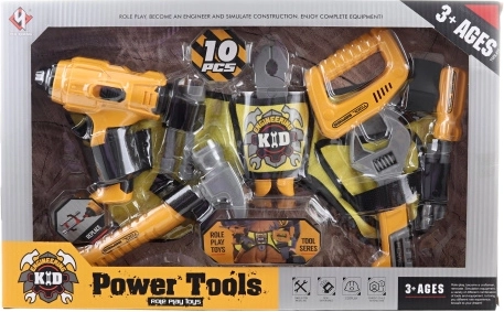Tool Set with Belt for Little Builders