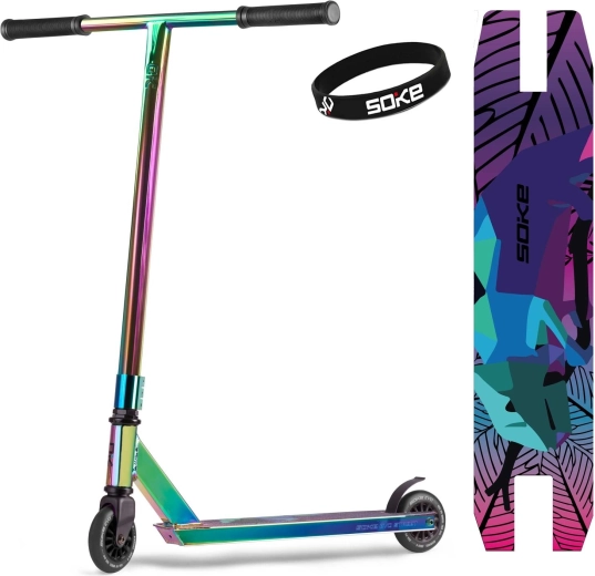 SOKE EVO Street Neochrome Freestyle Scooter
