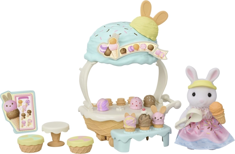 Sylvanian Families jäätiselett koos figuuriga
