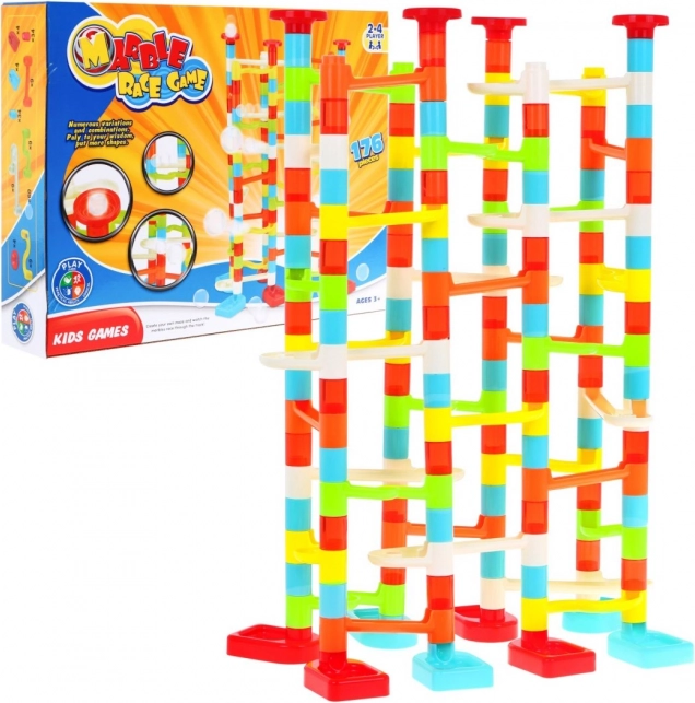 Värviline kuuliraja lastele 3+
