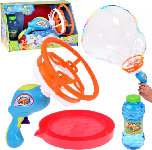 Bubble Fun bubble gun “bubble-in-a-bubble” with 236 ml solution - 1 piece