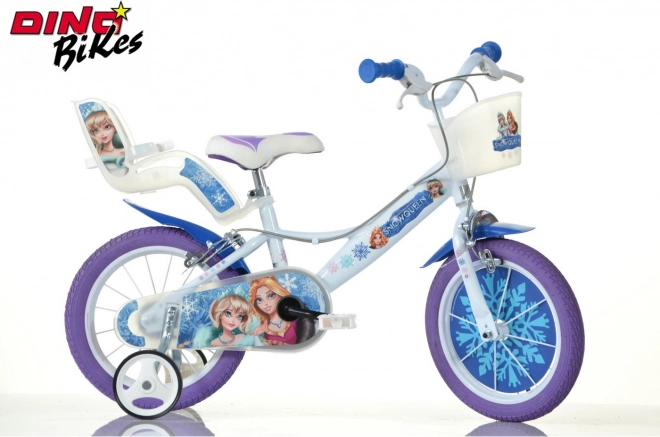 Laste jalgratas 14 tolli SNOW QUEEN 2022