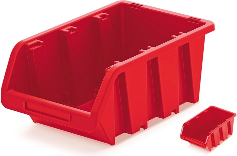 Plastist hoiukarp TRUCK 115×80×60 mm punane