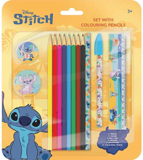 Lilo & Stitch värvipliiatsite komplekt