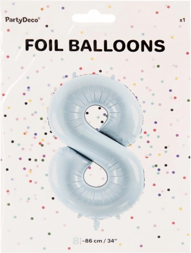 Fooliumõhupall number 8, sinine, 86 cm