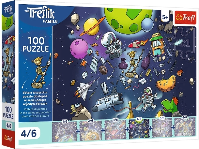 Pusle Trefl Treflikute perekond: Robobot kosmoses 100 tükki