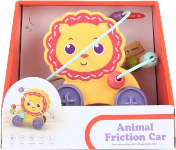 Plastikust labürint lõvi ratastel lastele