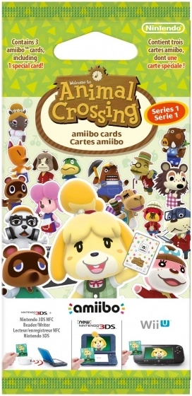 Animal Crossing amiibo-kaardid – seeria 1 (3 kaardi pakk)
