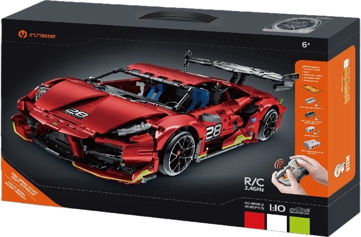 iM.Master RC super sportauto kaugjuhtimisega 1:10 punane