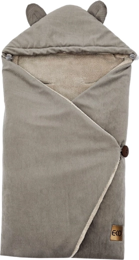EKO car seat footmuff – dark beige