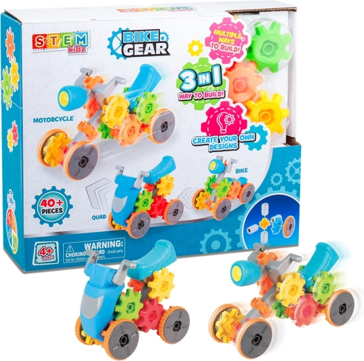 STEM building kit motorcycle and quad 3-in-1 HAP-P-KID