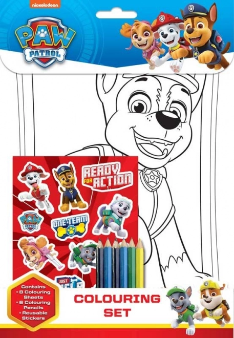 NICKELODEONI värvimiskomplekt PAW PATROL