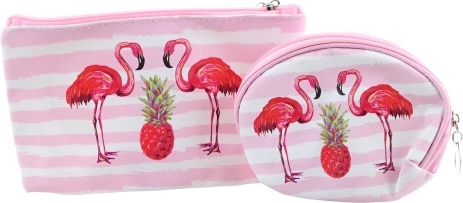 Flamingodega kosmeetikakott – 2 tk komplekt