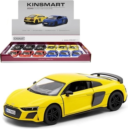 Audi R8 Coupé 2020 mudelauto mõõtkavas 1:36