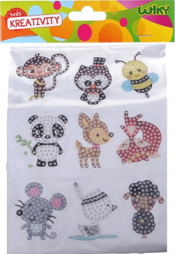 Loomade teemalised teemantkleebiste loomesari