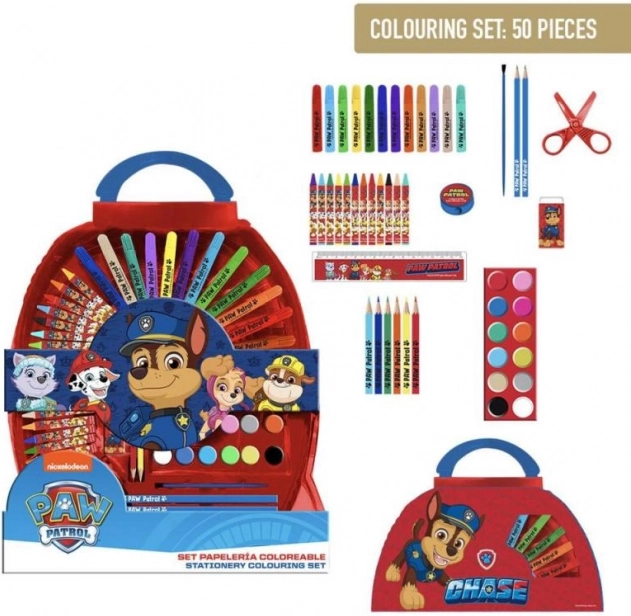 PAW PATROL laste joonistuskomplekt – 50 tk