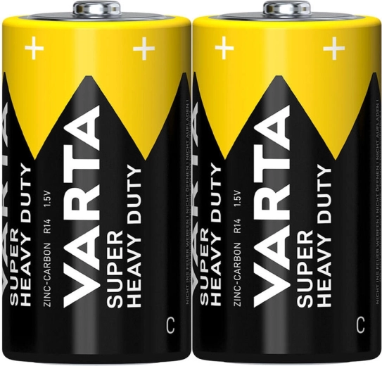 VARTA SuperLife C R14 tsink-süsinikpatareid (2 tk)