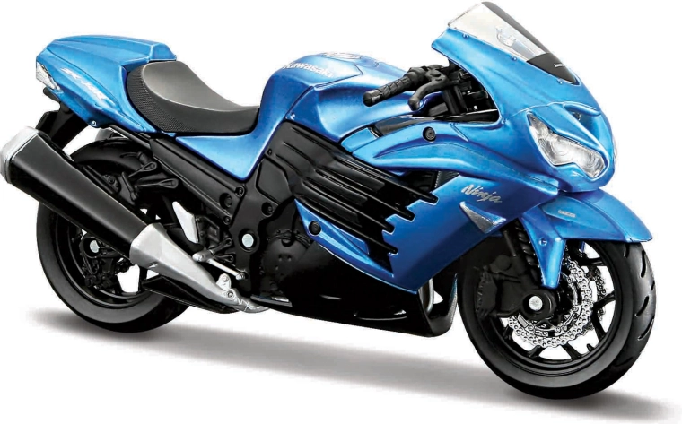Maisto Kawasaki Ninja ZX-14R Motorcycle Blue 1:18