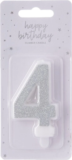 Tordiküünal number 4, hõbedane metallik, 7 cm