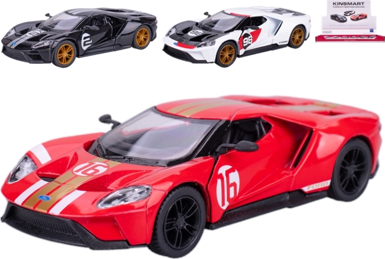Metallist automudel Ford GT Heritage Edition 1:38 Kinsmart