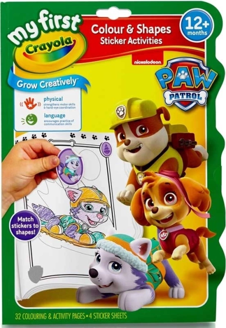 Crayola Colorful Shapes and Colors PAW PATROL – Activity Coloring Book