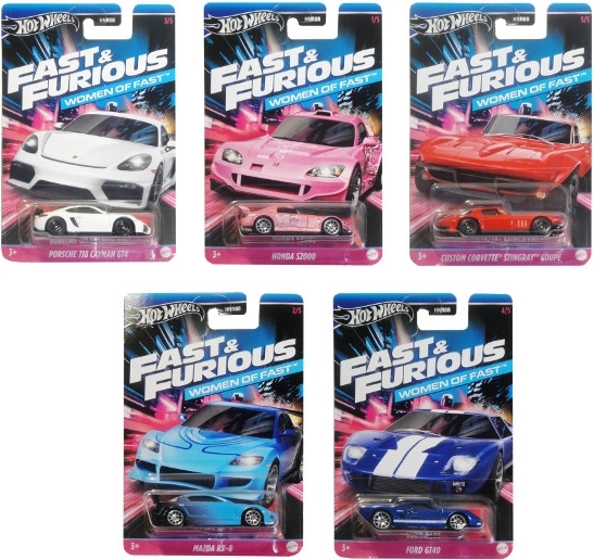 Hot Wheels auto Kiired ja vihased – 1 tk