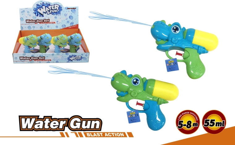 Dinosaurusekujuline veepüstol 15 cm